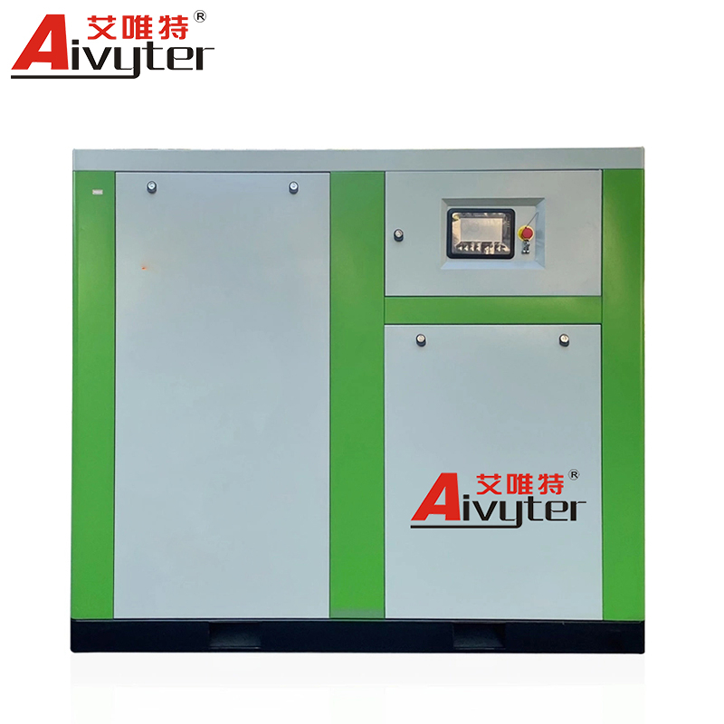 37kW 50Hp ضاغط هواء لولبي واحد خالي من الزيت لتزييت المياه لمولد الأكسجين