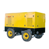 353 CFM 145 PSI ضاغط هواء حلزوني محمول يعمل بالديزل مع محرك ديزل CUMMINS 125 HP