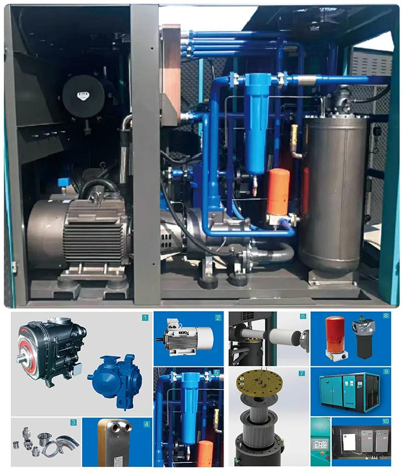 37kw-50hp-industrial-high-pressure-40-bar-bar-air-air-air pressor